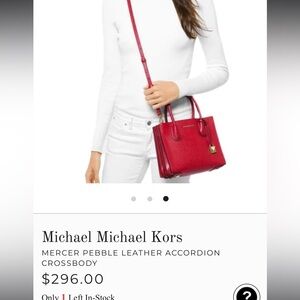 Michael Kors red purse